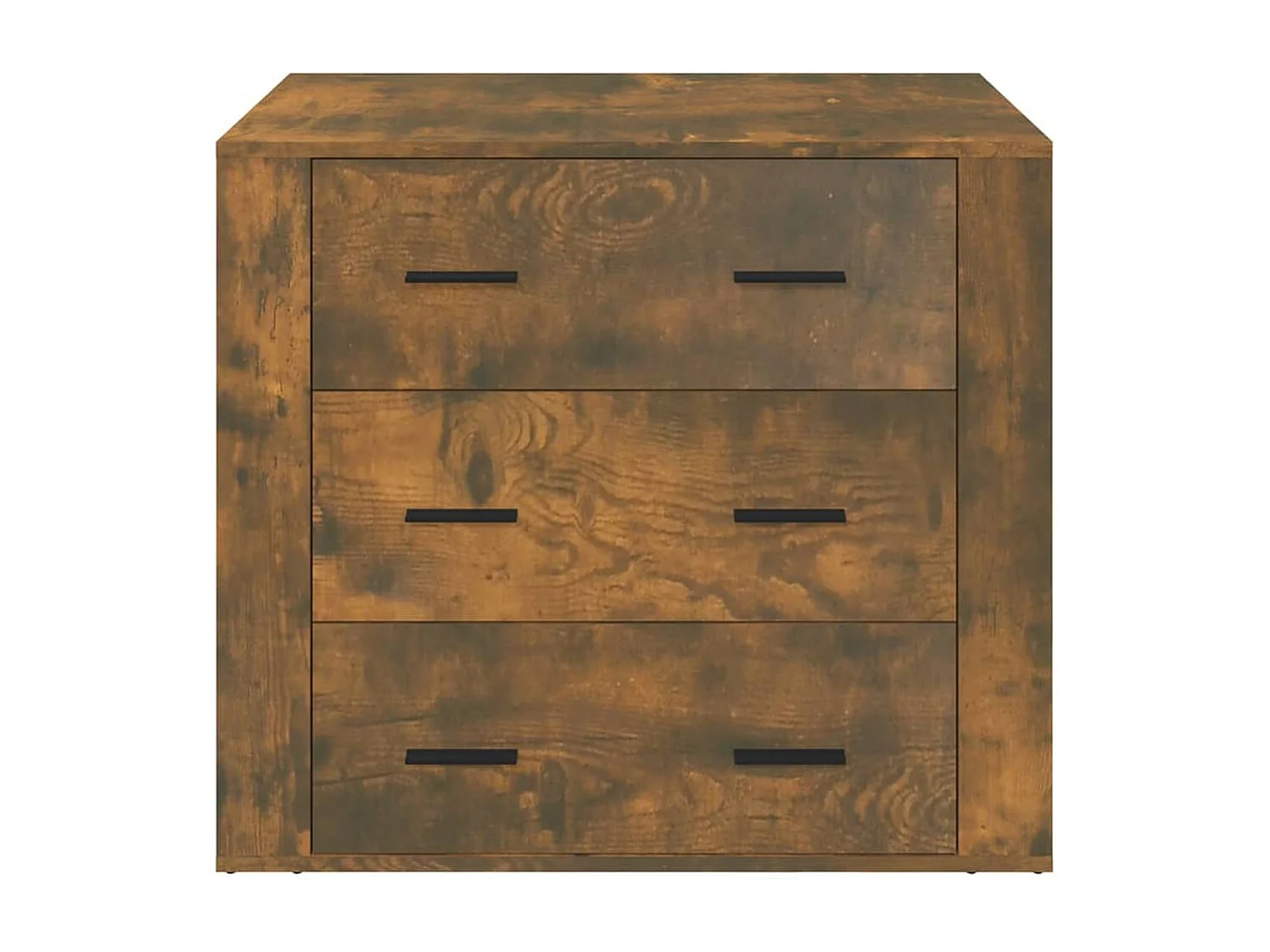 Buffet Chêne fumé 80x33x70 cm Bois d'ingénierie