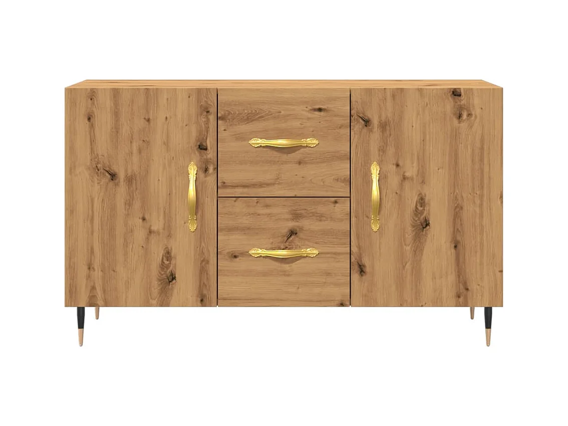Handgefertigtes Sideboard aus Eichenholz 100x36x60 cm