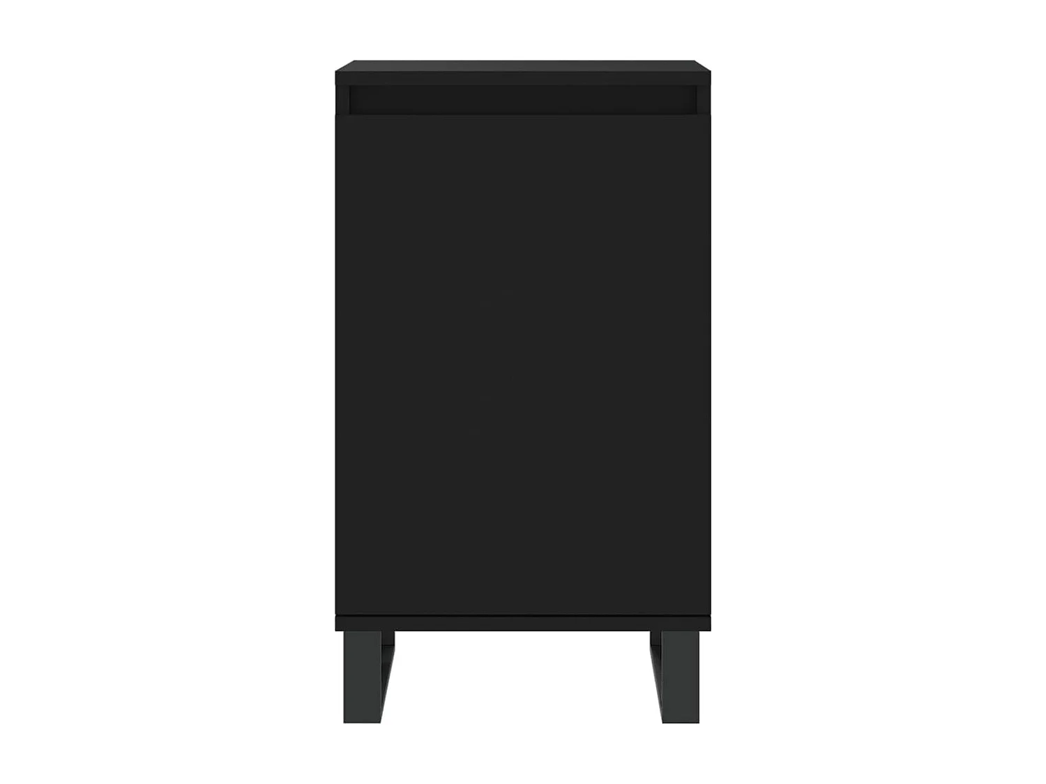 Buffets 2 pcs noir 40x35x70 cm bois d’ingénierie