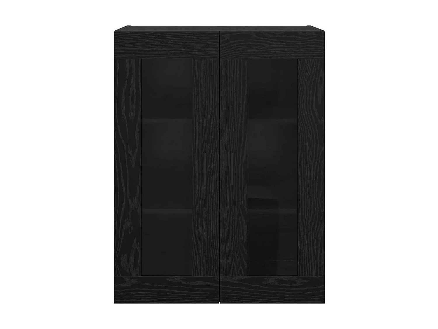 Meuble mural Chêne noir 69,5 x 34 x 90 cm Bois d'ingénierie