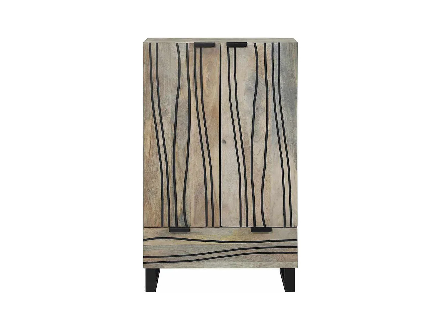 Meubles et étagères de rangement pour médias Blanc et Noir