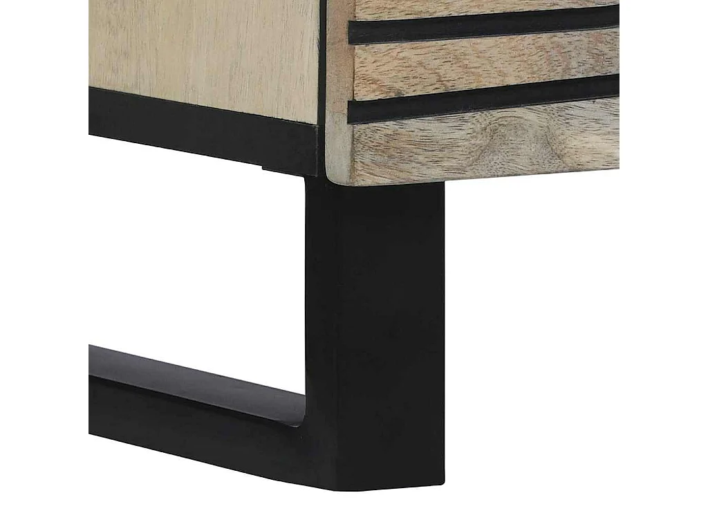 Meubles et étagères de rangement pour médias Blanc et Noir