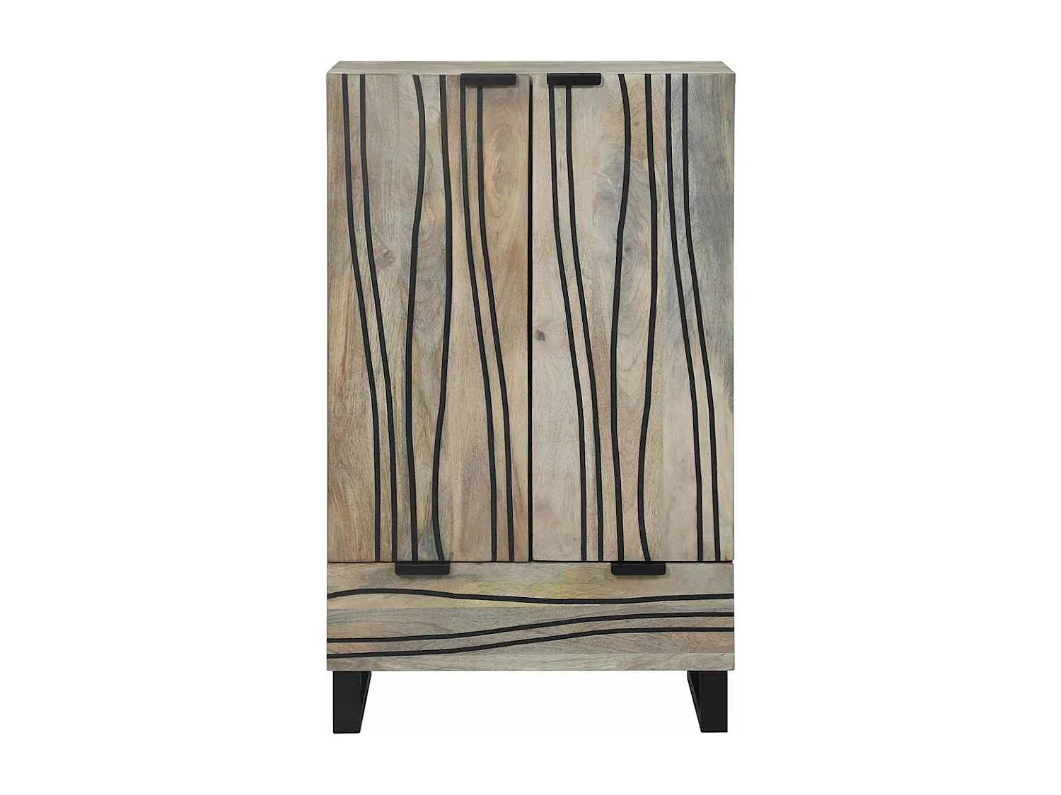 Meubles et étagères de rangement pour médias Blanc et Noir