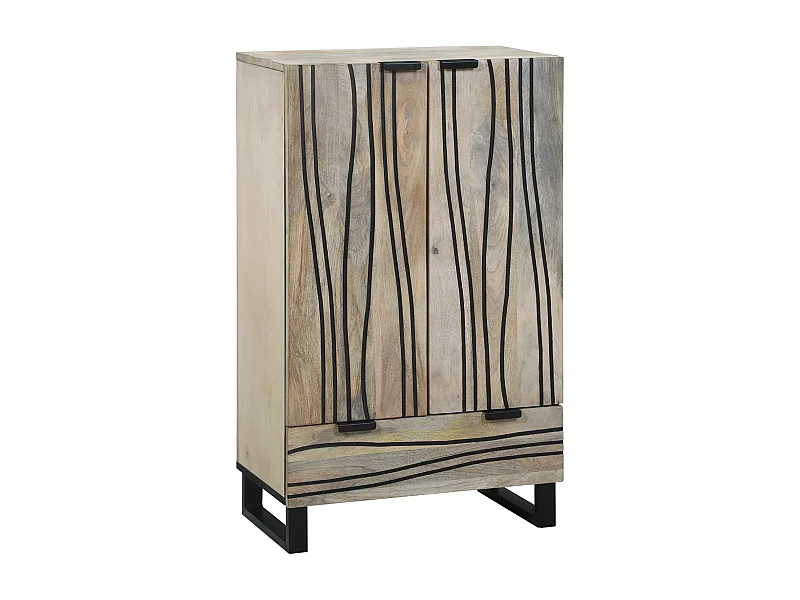 Weiße und schwarze Medienaufbewahrungsmöbel und -regale