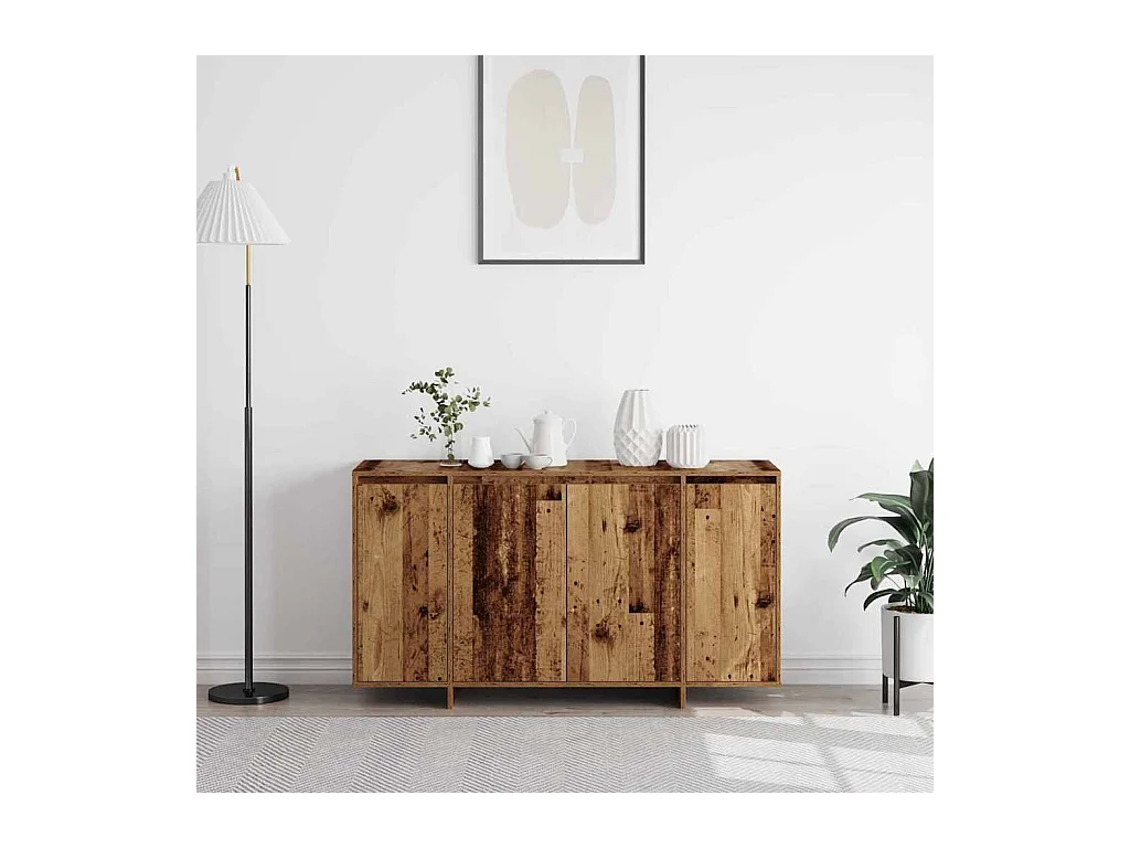 Buffet en Bois Ancien Bois ancien Bois massif récupéré