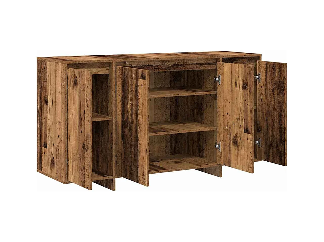 Buffet en Bois Ancien Bois ancien Bois massif récupéré