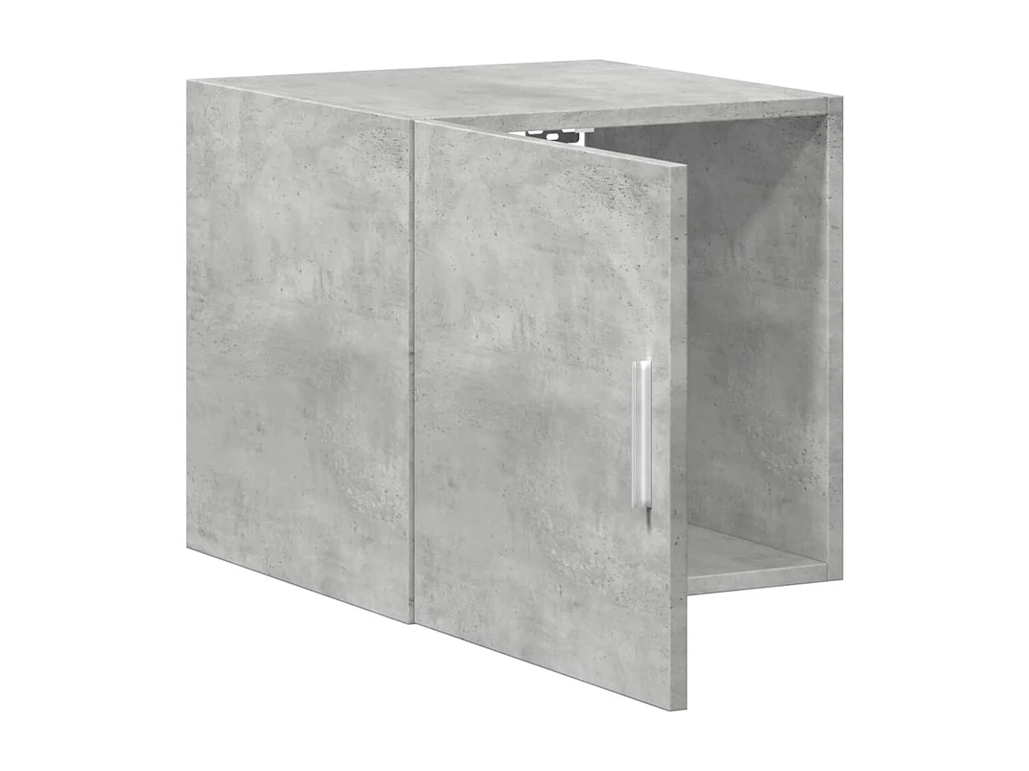 Betongrauer Hängeschrank 40x42,5x40 cm Holzwerkstoff