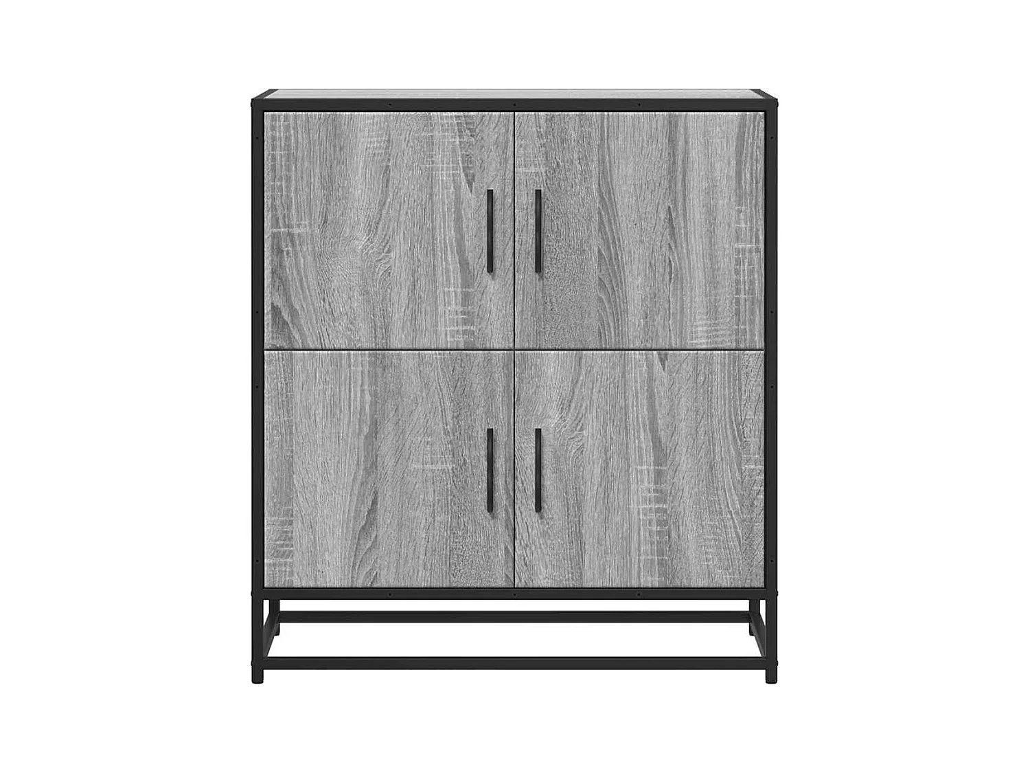 Buffet sonoma gris 68x35x76 cm bois d'ingénierie