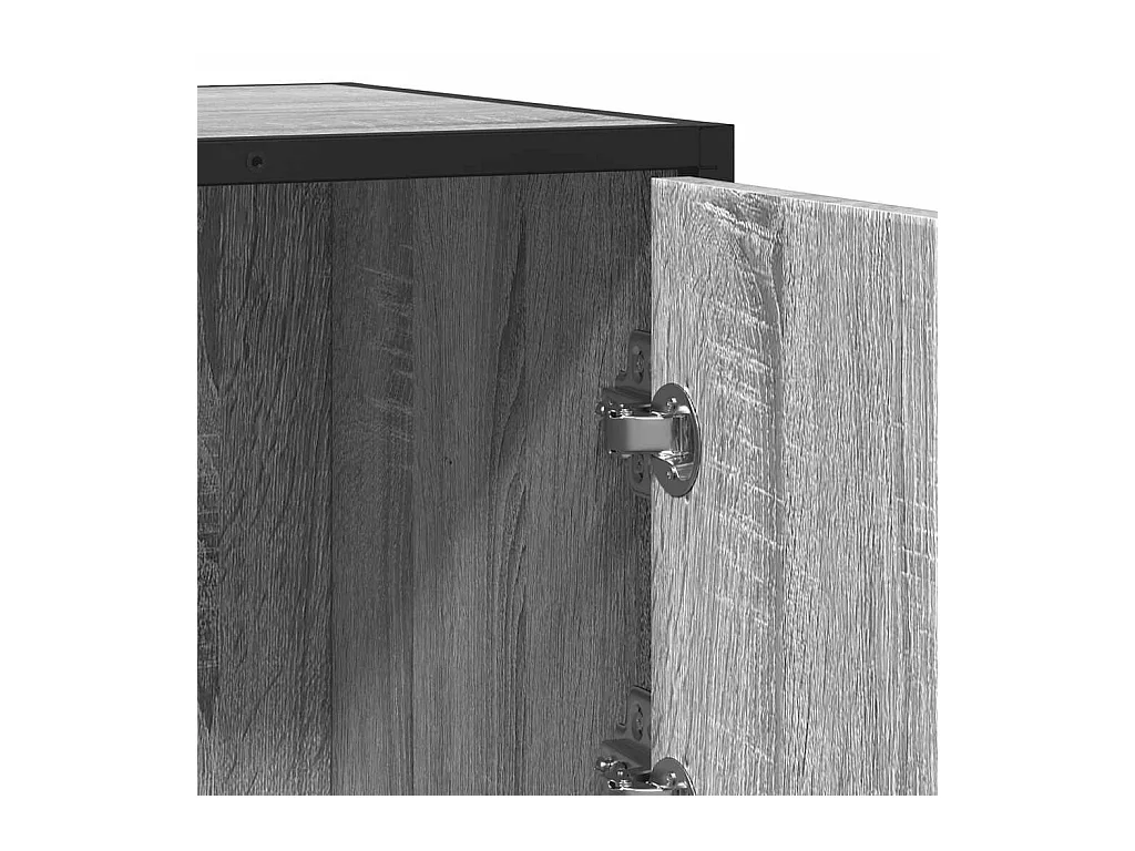 Buffet sonoma gris 68x35x76 cm bois d'ingénierie