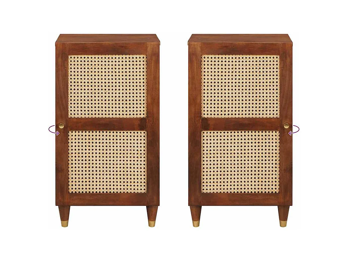 Meubles et étagères de rangement pour médias Marron