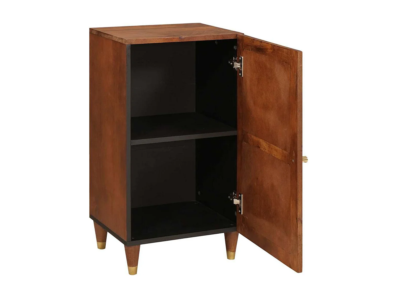 Mobili e scaffali per l'archiviazione multimediale marrone