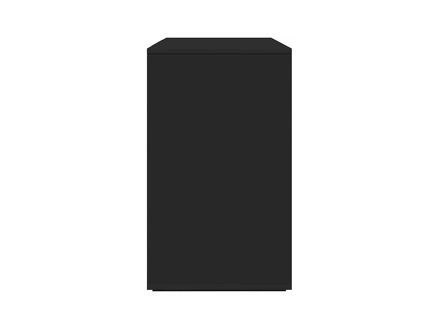 Buffet noir Noir Bois d'ingénierie 120 x 41 x 75 cm Buffet noir