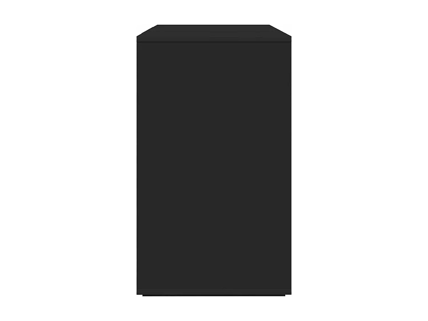 Buffet noir Noir Bois d'ingénierie 120 x 41 x 75 cm Buffet noir