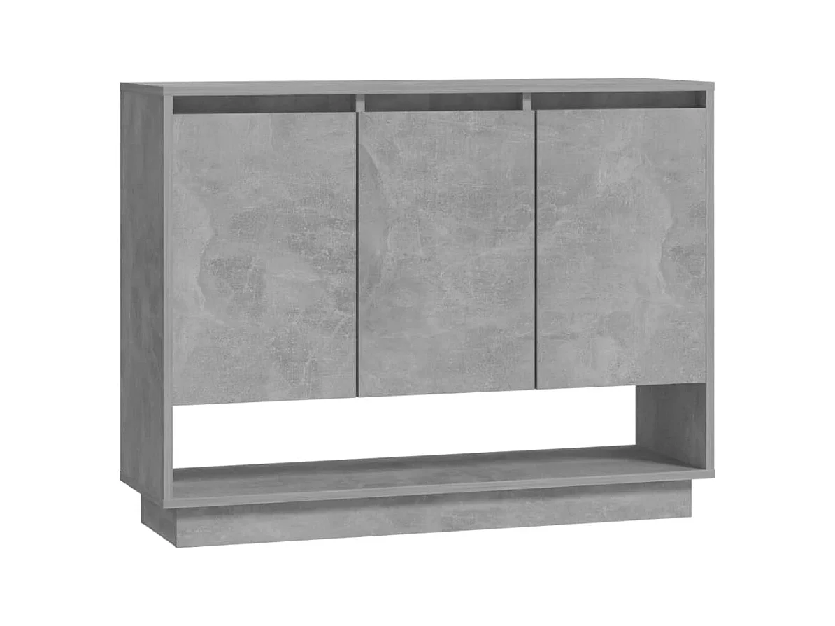 Credenza grigio cemento 97x31x75 cm in legno ingegnerizzato