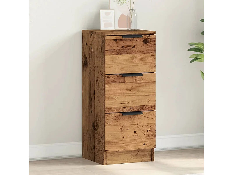 Credenza in legno antico 30x30x70 cm in legno ingegnerizzato