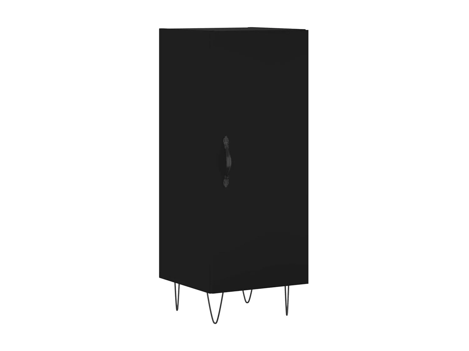 Buffet Noir 34,5x34x90 cm Bois d'ingénierie