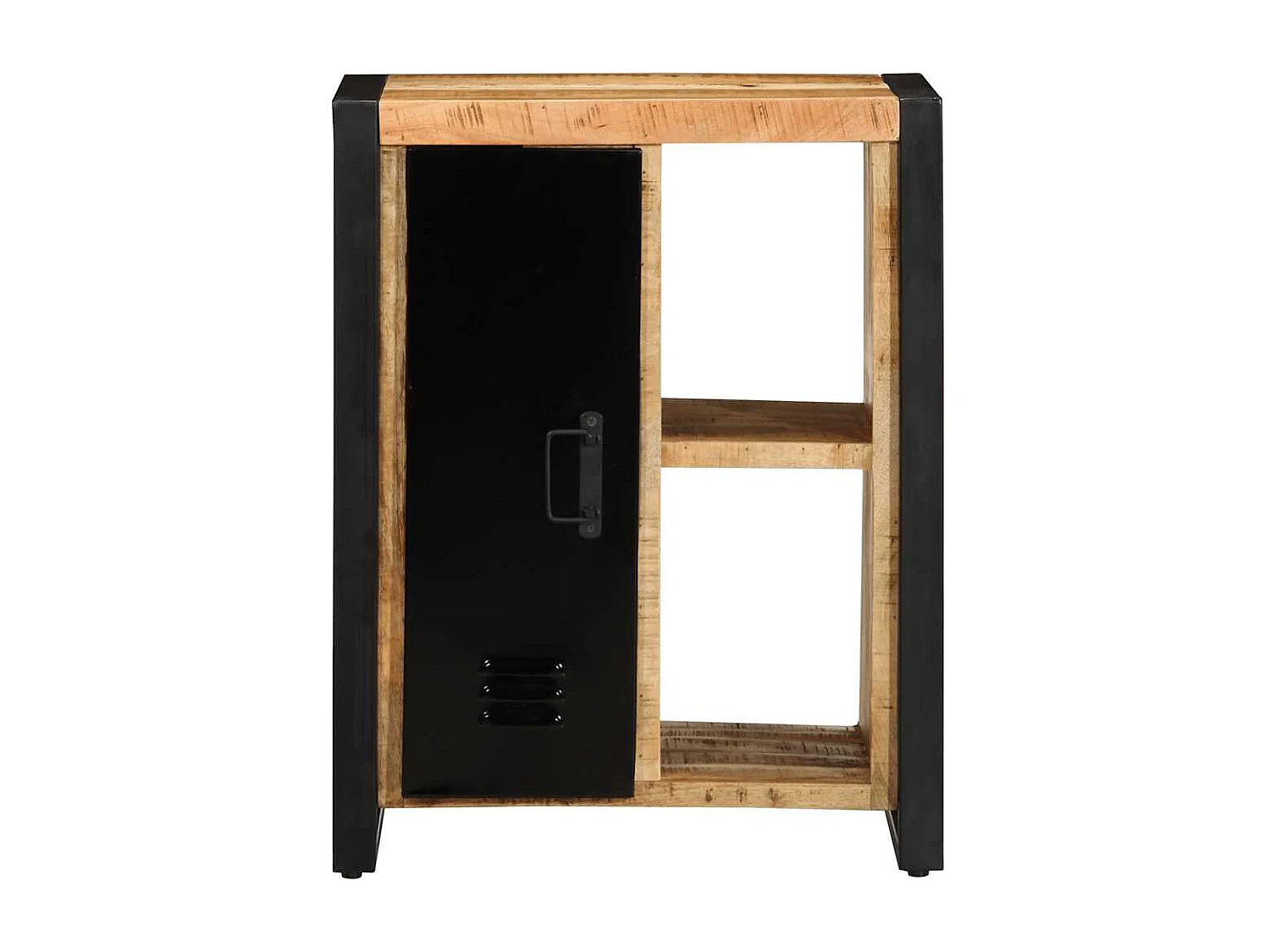 Buffet 55x35x70 cm bois de manguier brut massif