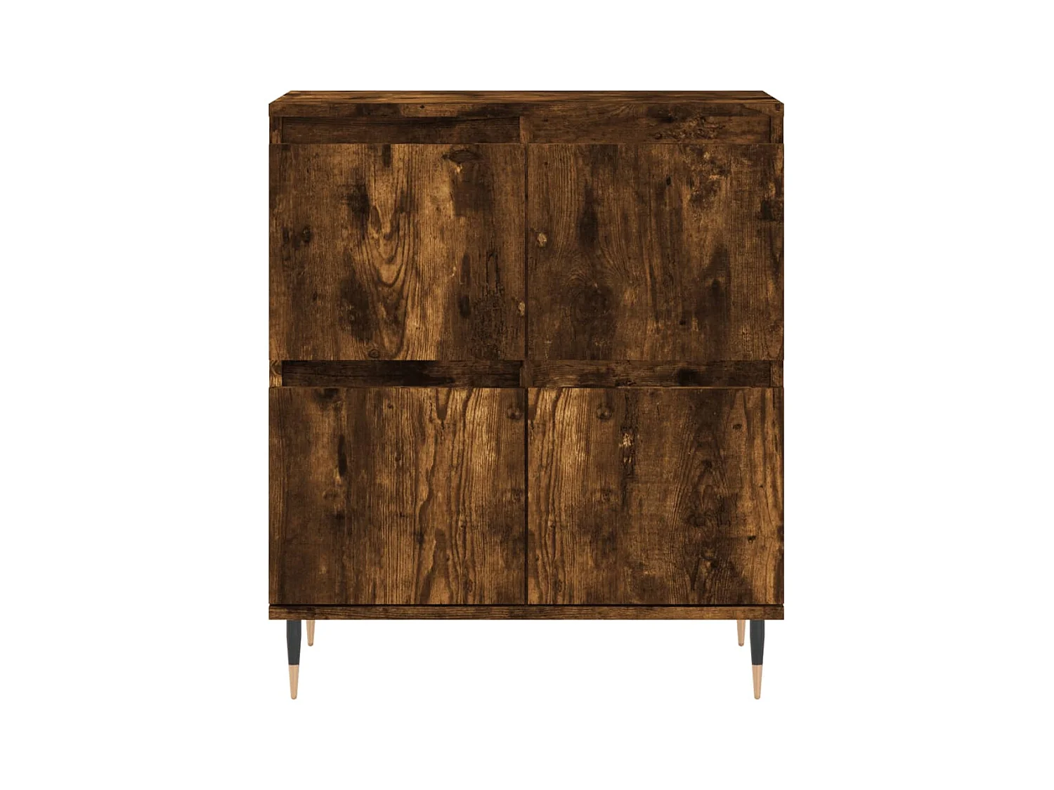 Credenza in rovere affumicato 60x35x70 cm in legno ingegnerizzato