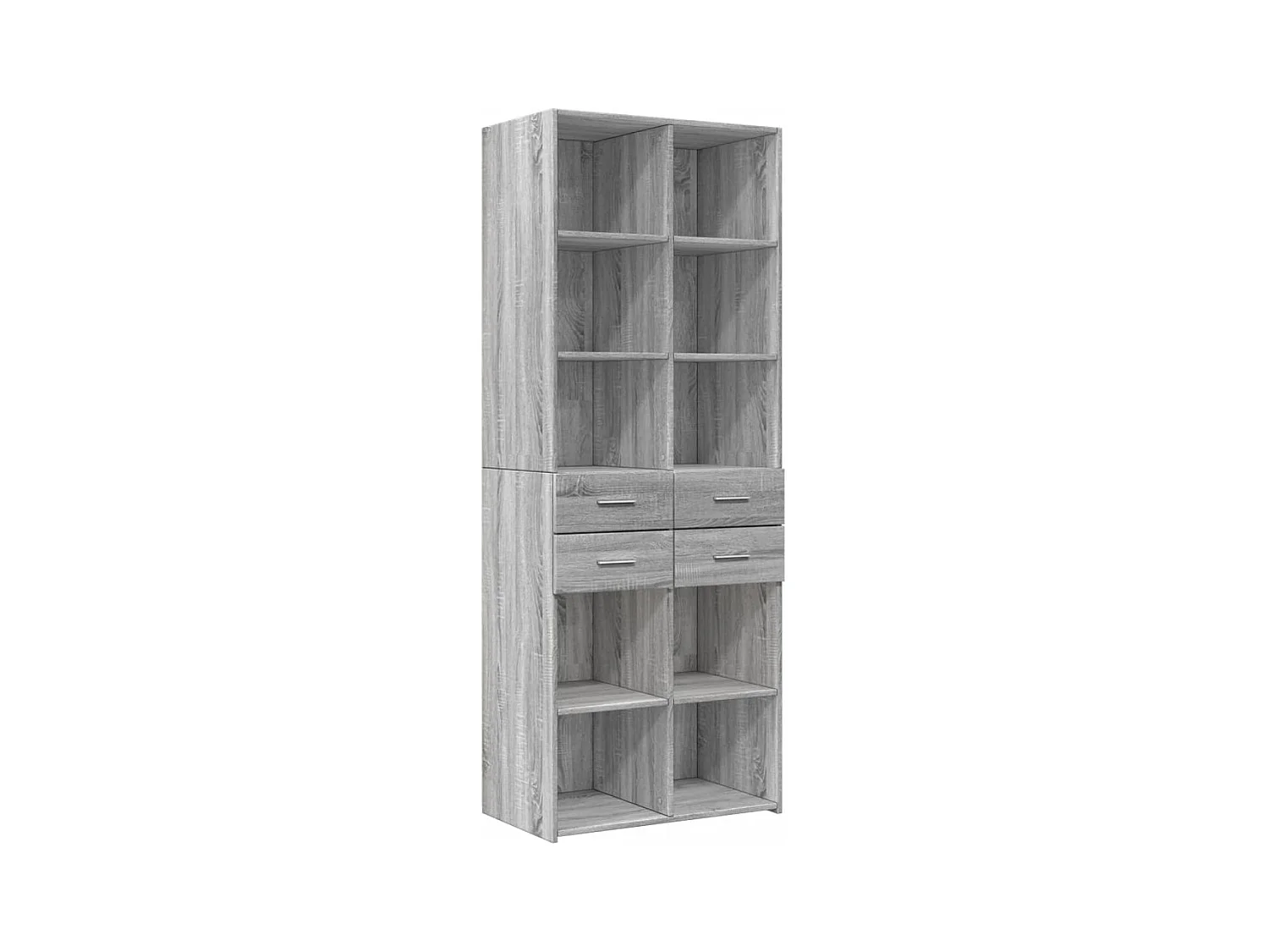Armoire de rangement sonoma gris 70x42,5x225 cm