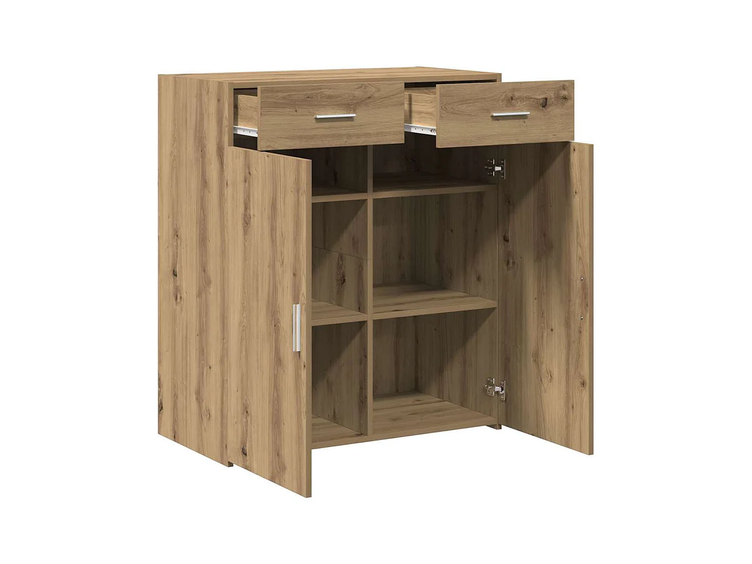 Meuble de rangement Chêne 80x42,5x93,5 cm Bois d'ingénierie