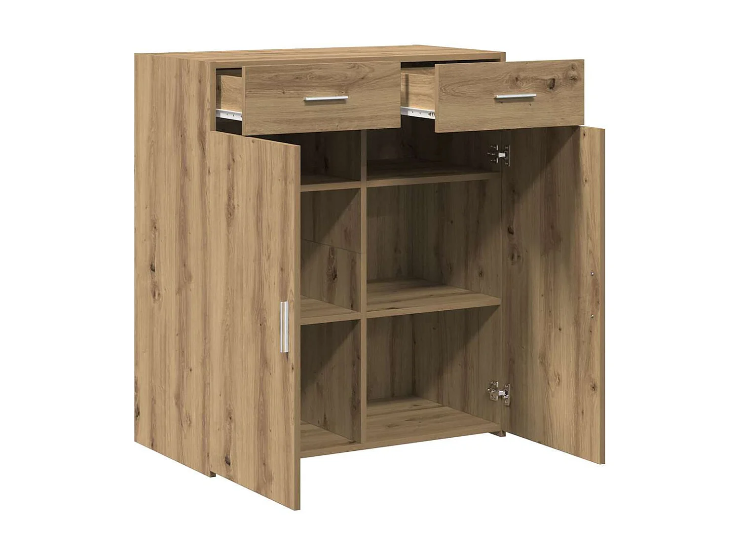Meuble de rangement Chêne 80x42,5x93,5 cm Bois d'ingénierie