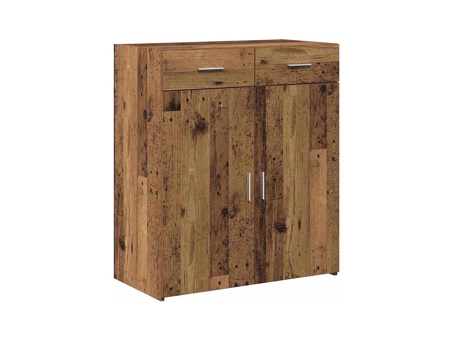 Meuble de rangement vieux bois 80x42,5x93,5 cm en bois d'ingénierie