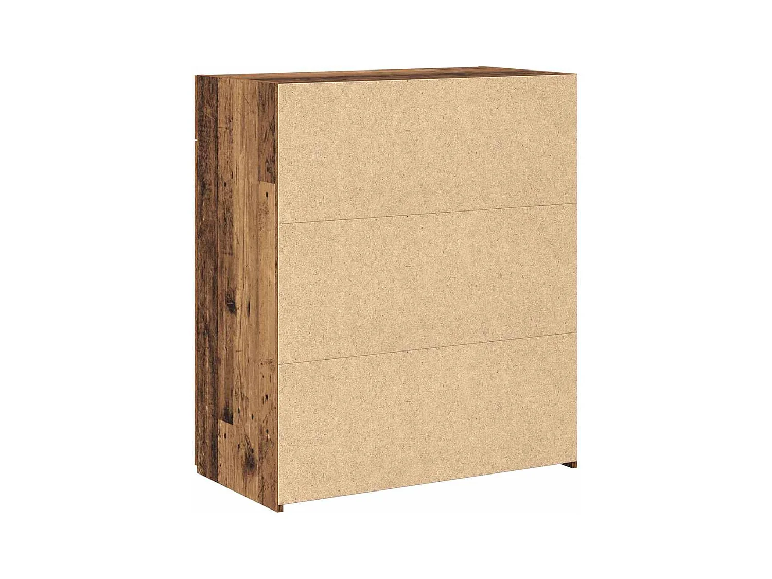 Meuble de rangement vieux bois 80x42,5x93,5 cm en bois d'ingénierie