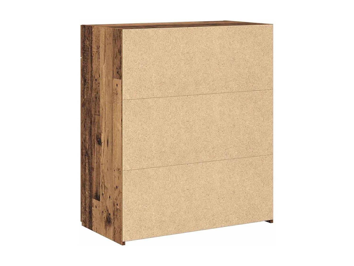 Meuble de rangement vieux bois 80x42,5x93,5 cm en bois d'ingénierie