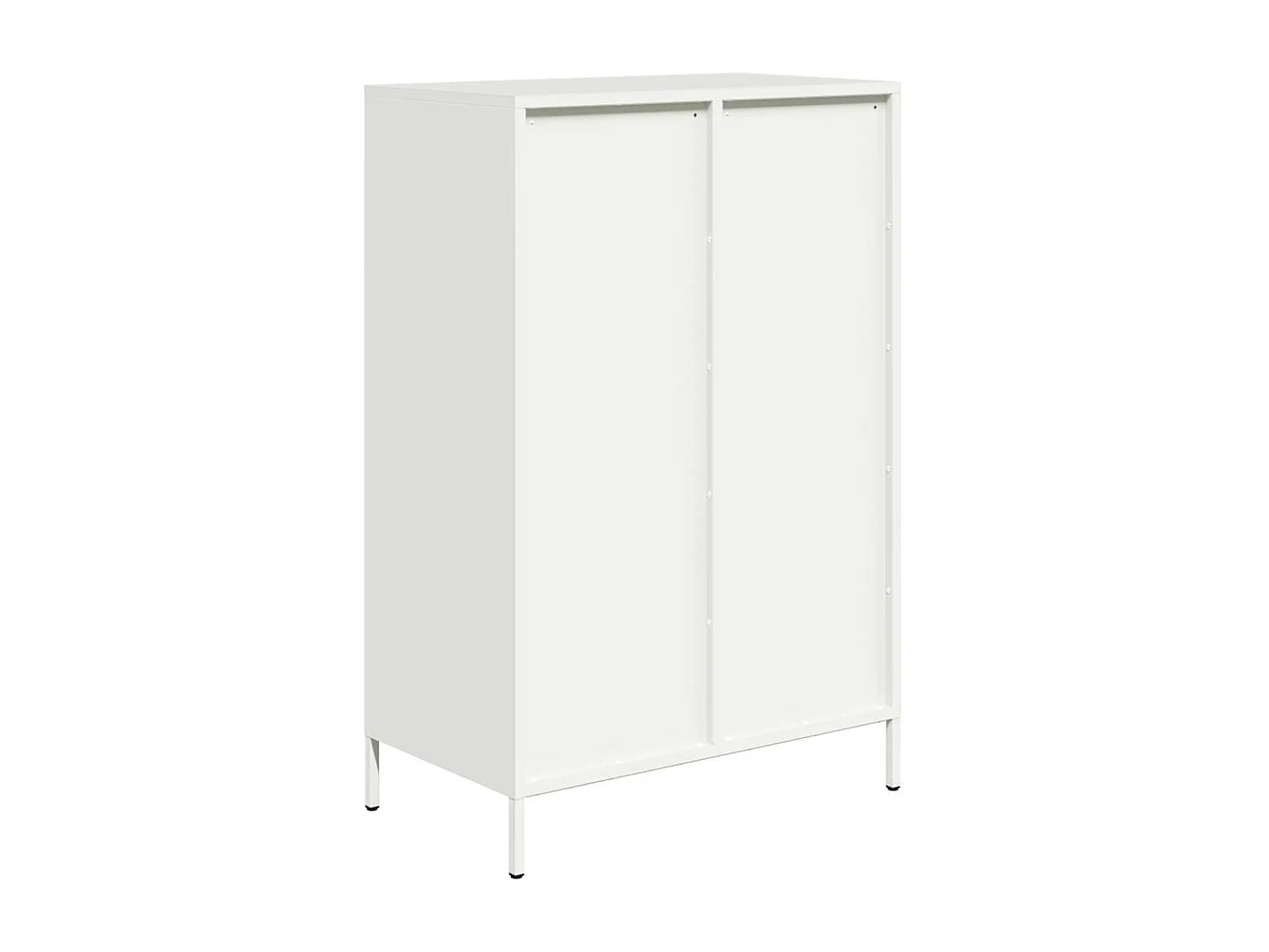 Buffet haut blanc 68x39x101,5 cm acier