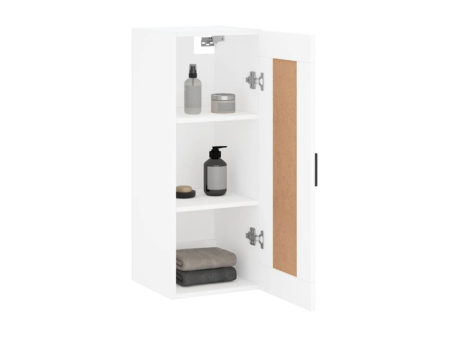 Armoire murale blanc 34,5x34x90 cm bois d'ingénierie