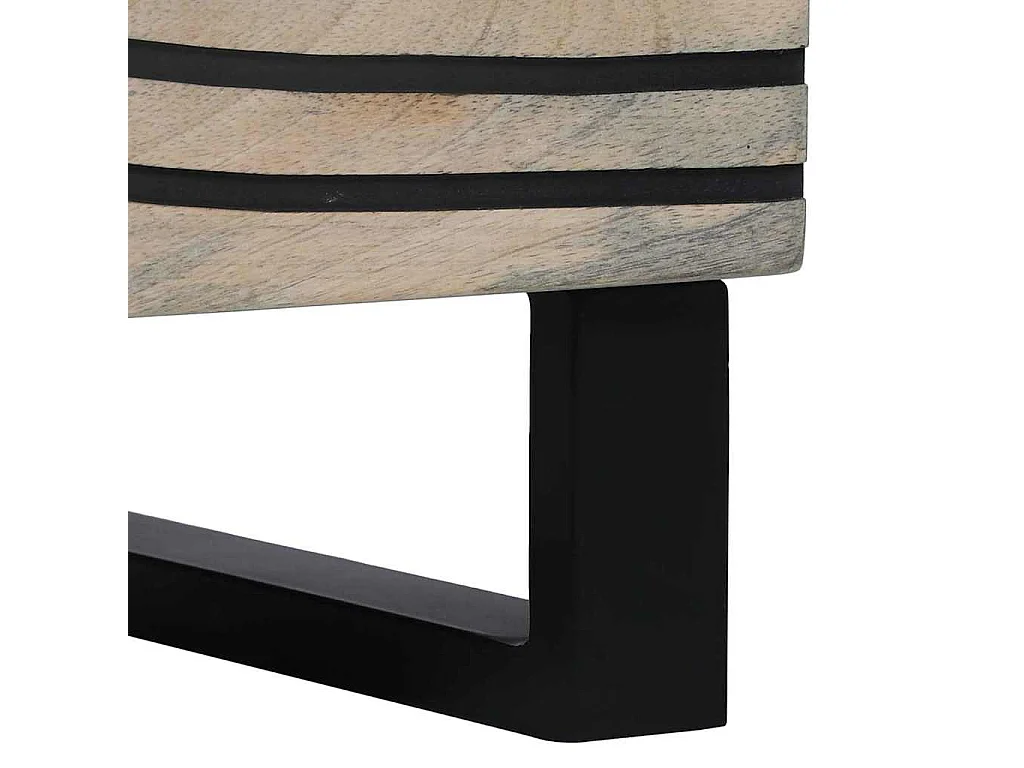 Meubles et étagères de rangement pour médias Blanc et Noir