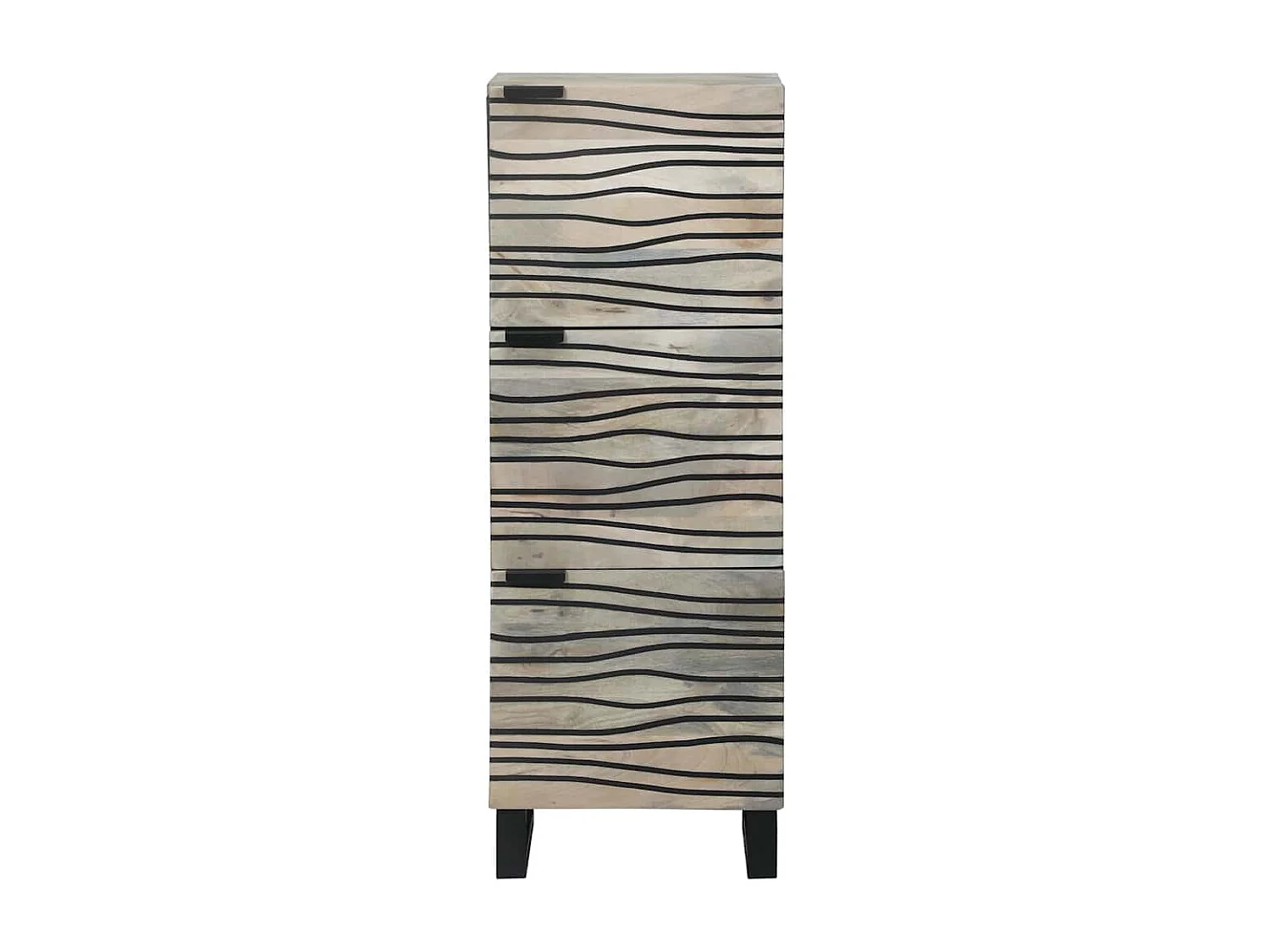 Meubles et étagères de rangement pour médias Blanc et Noir