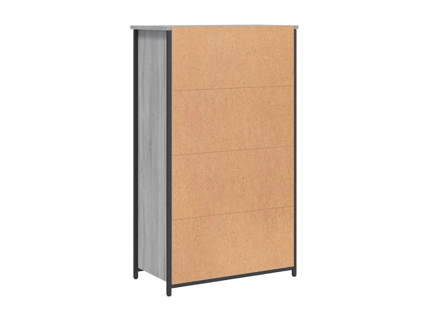 Credenza alta grigia Sonoma 62x32x103,5 cm in legno ingegnerizzato