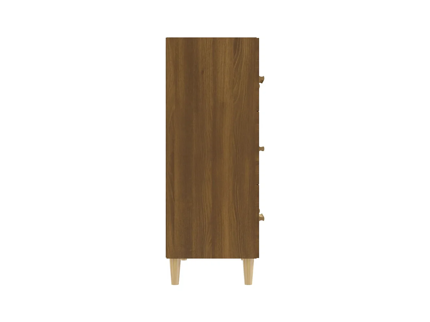 Buffet Chêne marron 70x34x90 cm Bois d'ingénierie