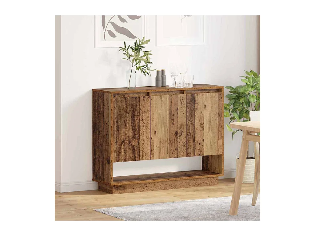Buffet Bois ancien 97 x 29 x 75 cm Bois d'ingénierie