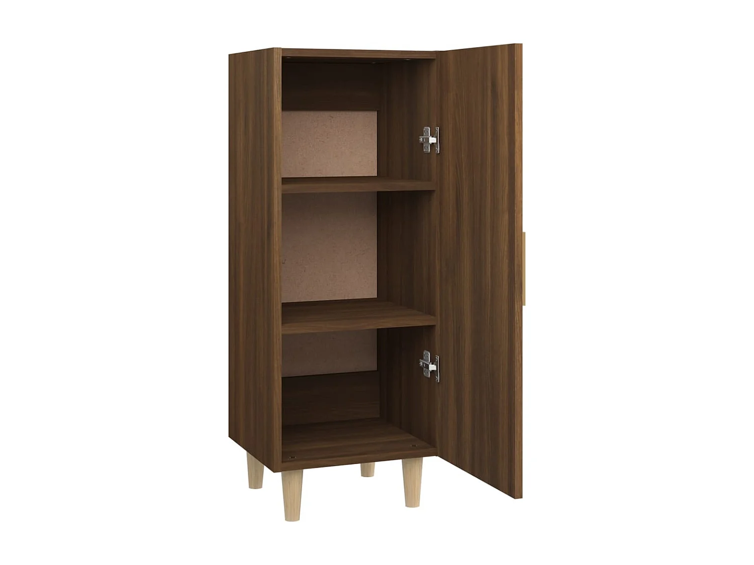 Dressoir Bruin Eiken 34,5x34x90 cm Technisch hout