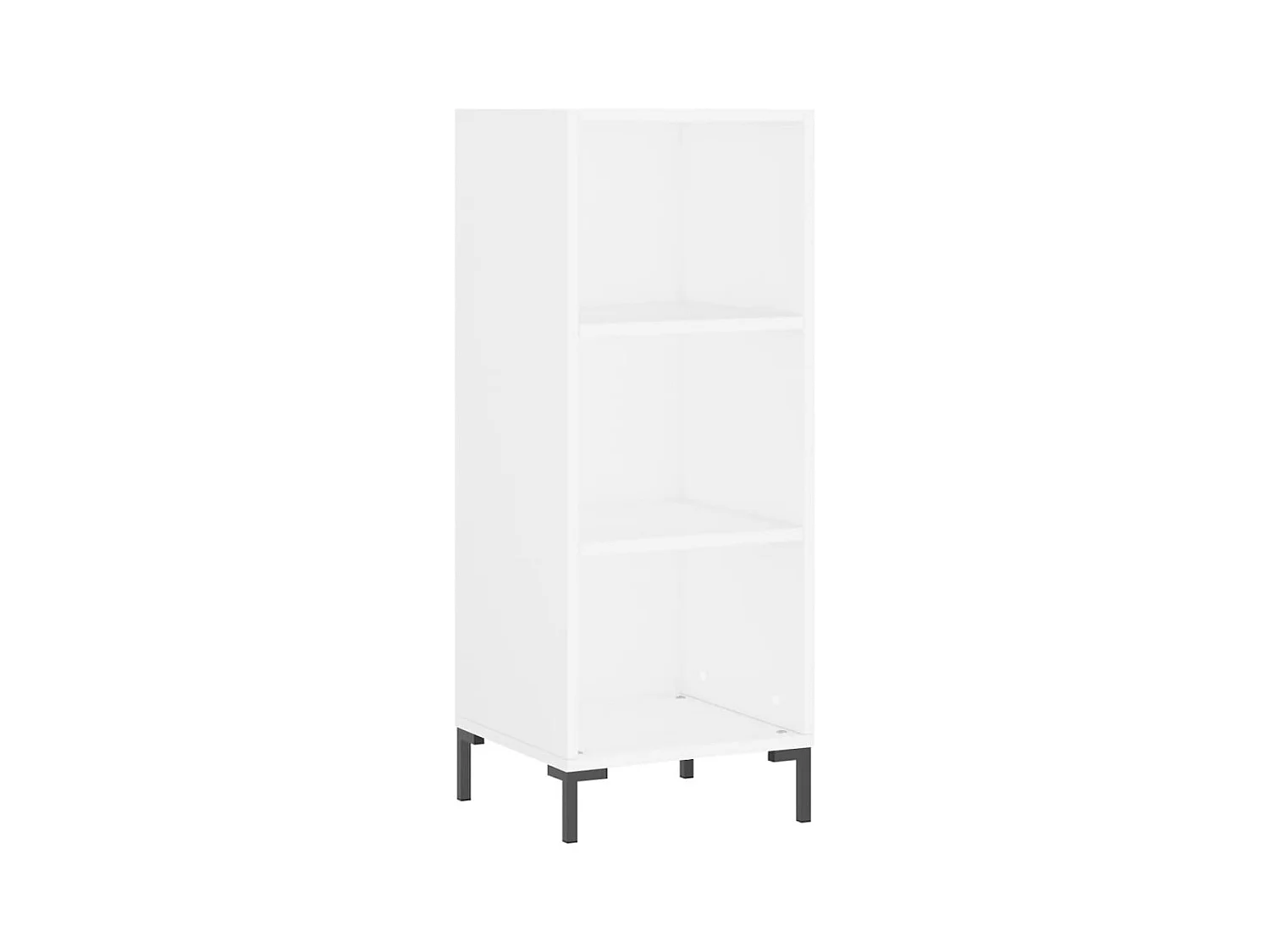 Wit hoog dressoir 34,5x34x180 cm Technisch hout