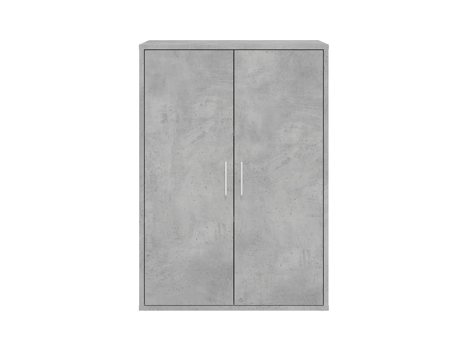 Buffets 2 pcs gris béton 60x31x84 cm bois d'ingénierie