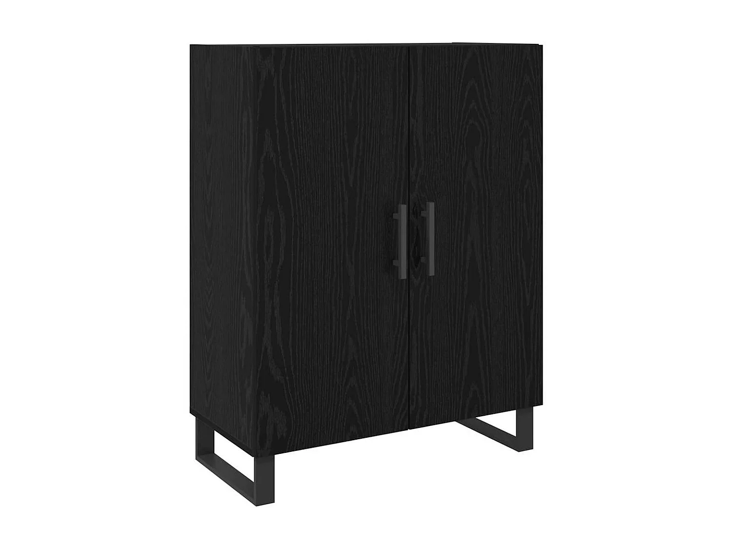 Haut Armoire Chêne noir 69,5 x 34 x 90 cm Bois d'ingénierie