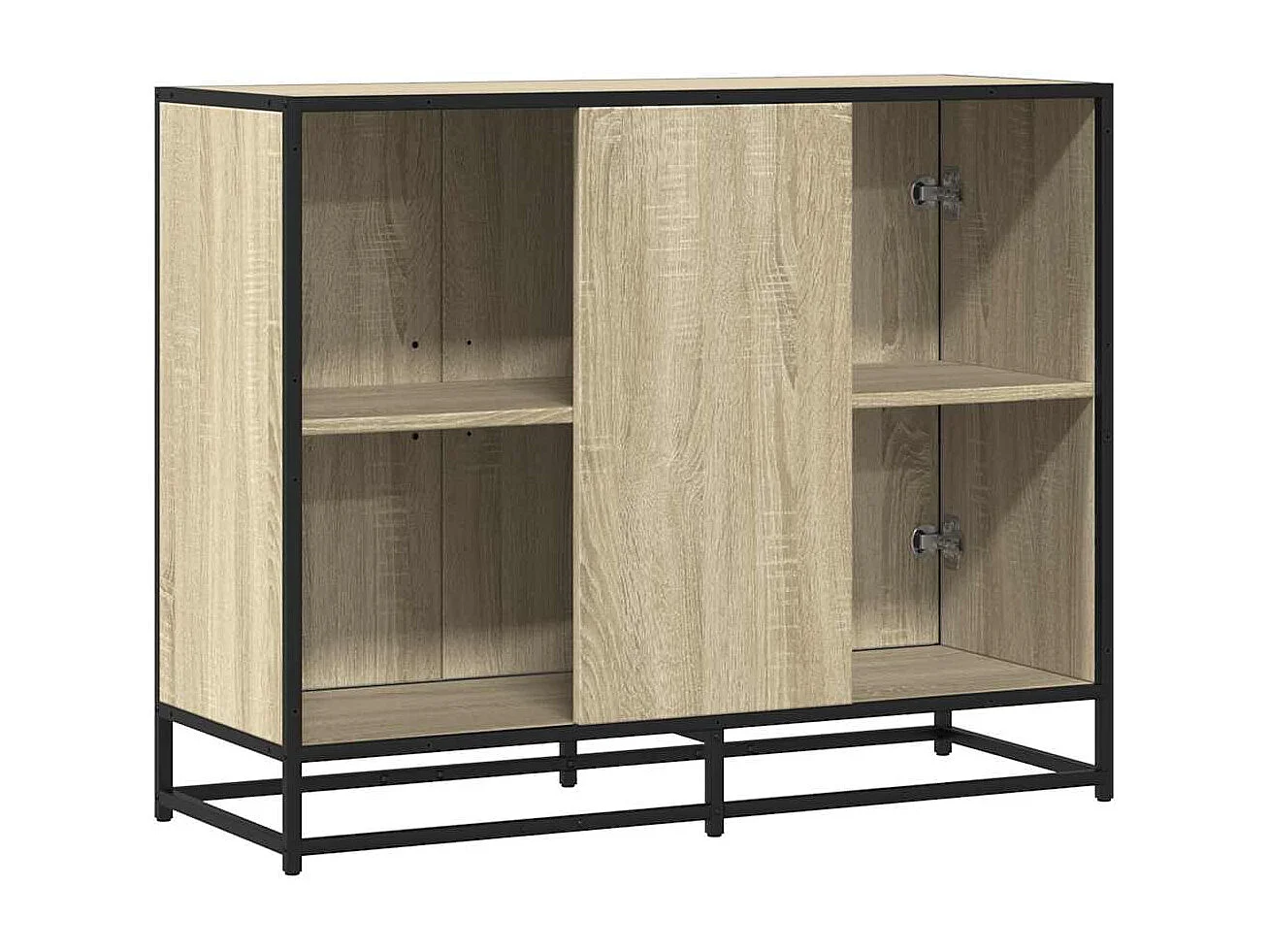 Sonoma eiken dressoir 94x35x76 cm bewerkt hout
