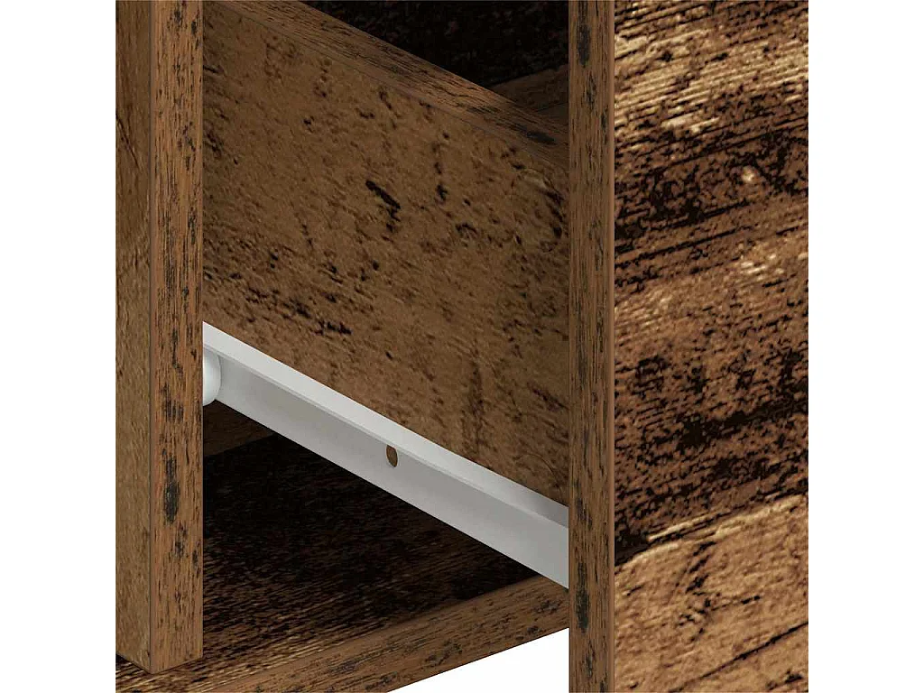 Buffets 2 pcs Bois Ancien 60x31x84 cm Panneau de Bois