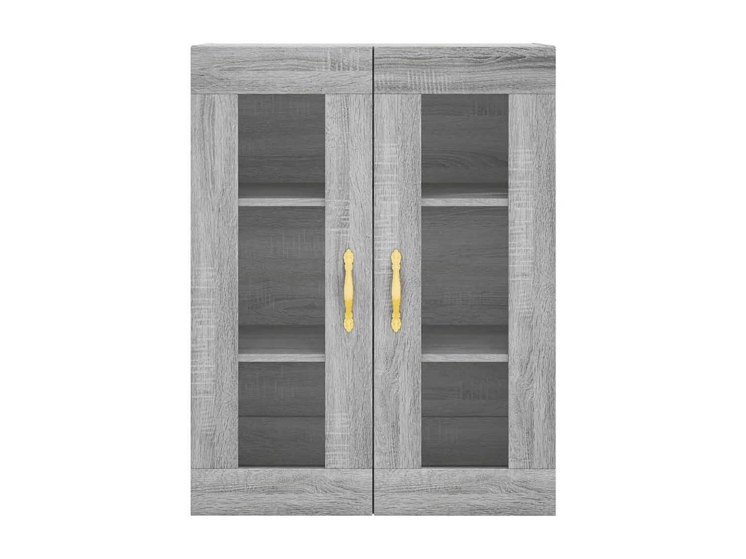 Mobiletto pensile Sonoma grigio 69,5x34x90 cm