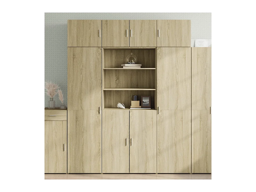 Mobile contenitore in rovere Sonoma 80x42,5x225 cm