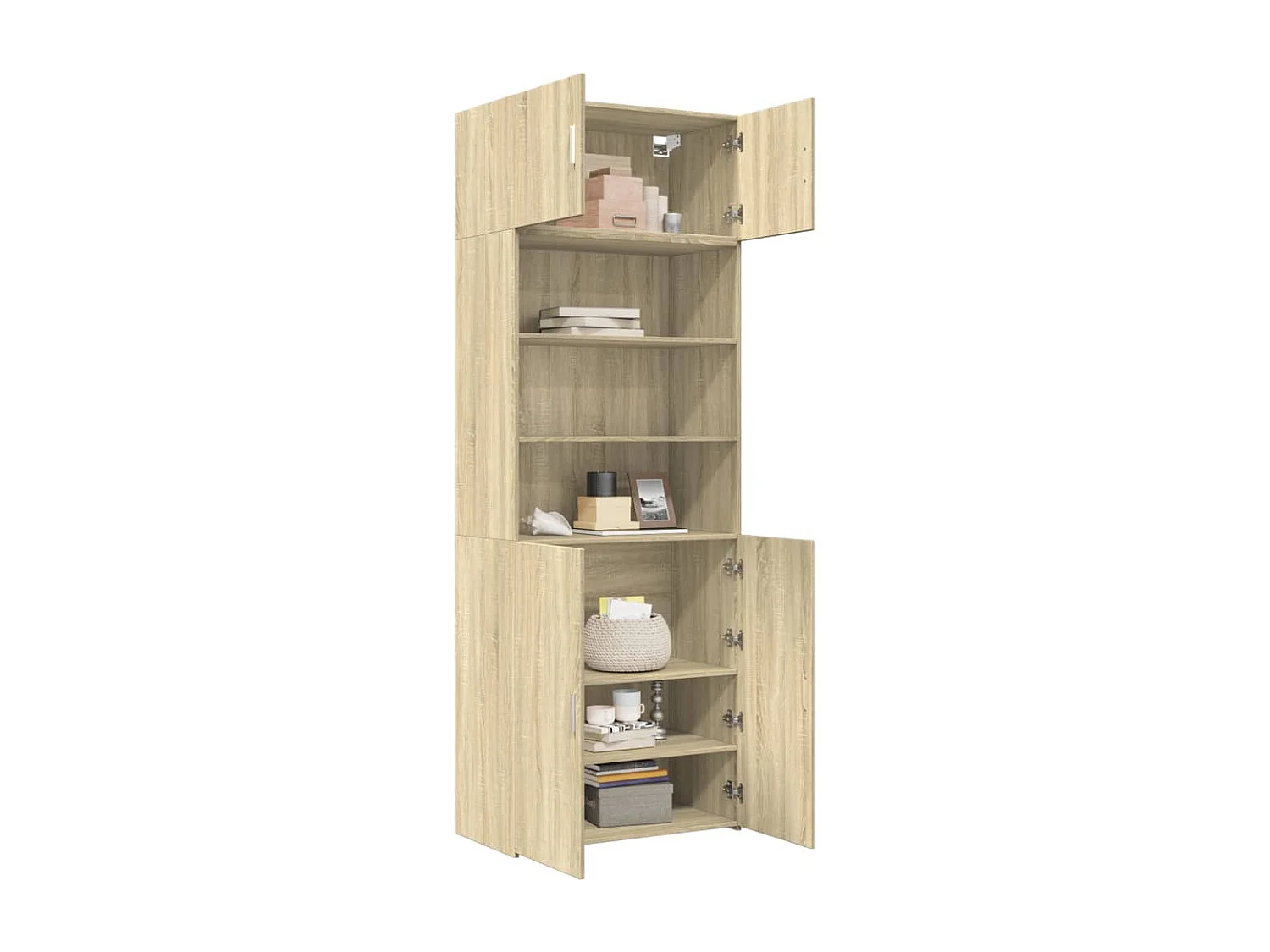Armoire de rangement chêne sonoma 80x42,5x225 cm
