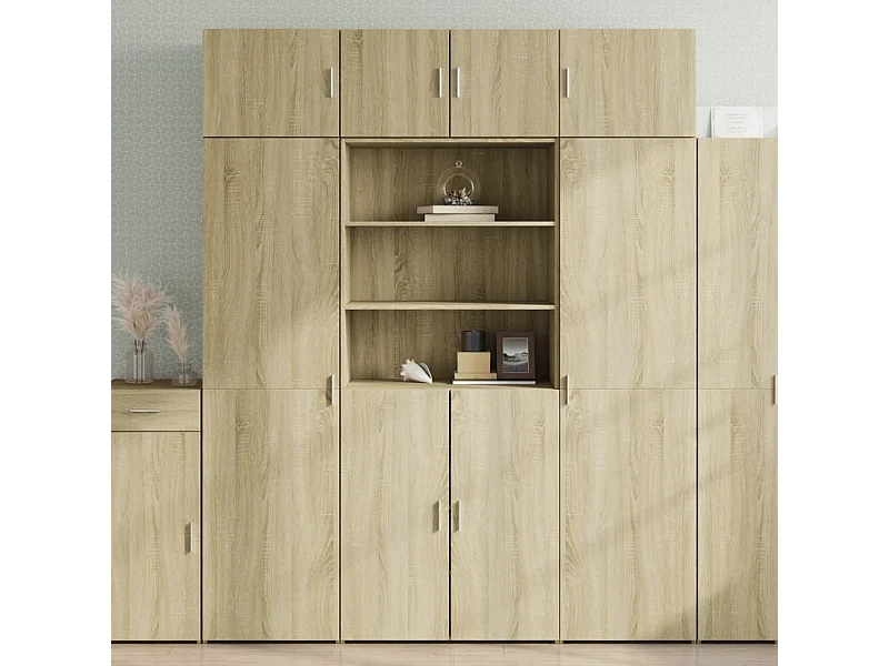 Armoire de rangement chêne sonoma 80x42,5x225 cm