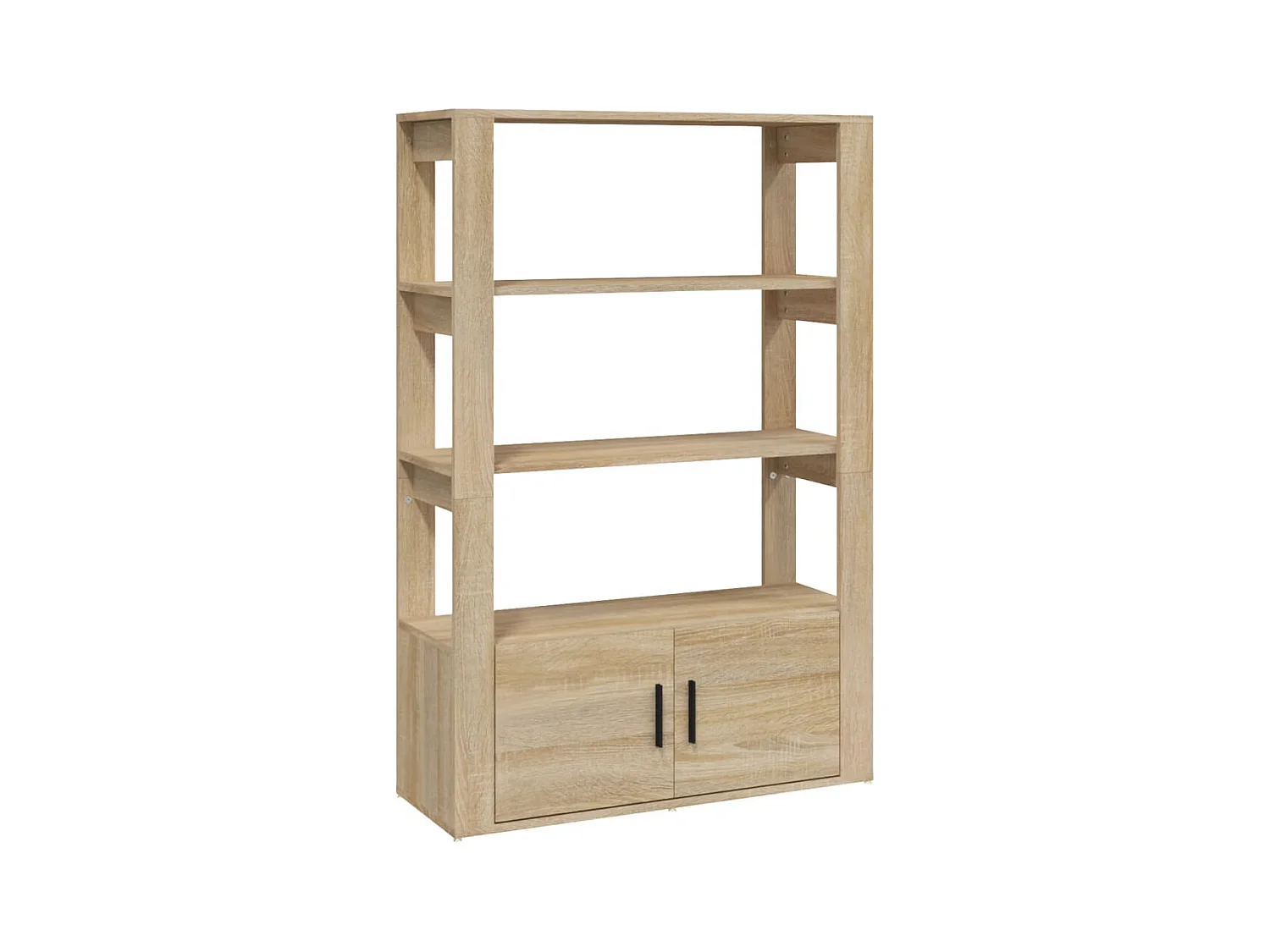 Buffet Chêne sonoma 80x30x119,5 cm Bois d'ingénierie
