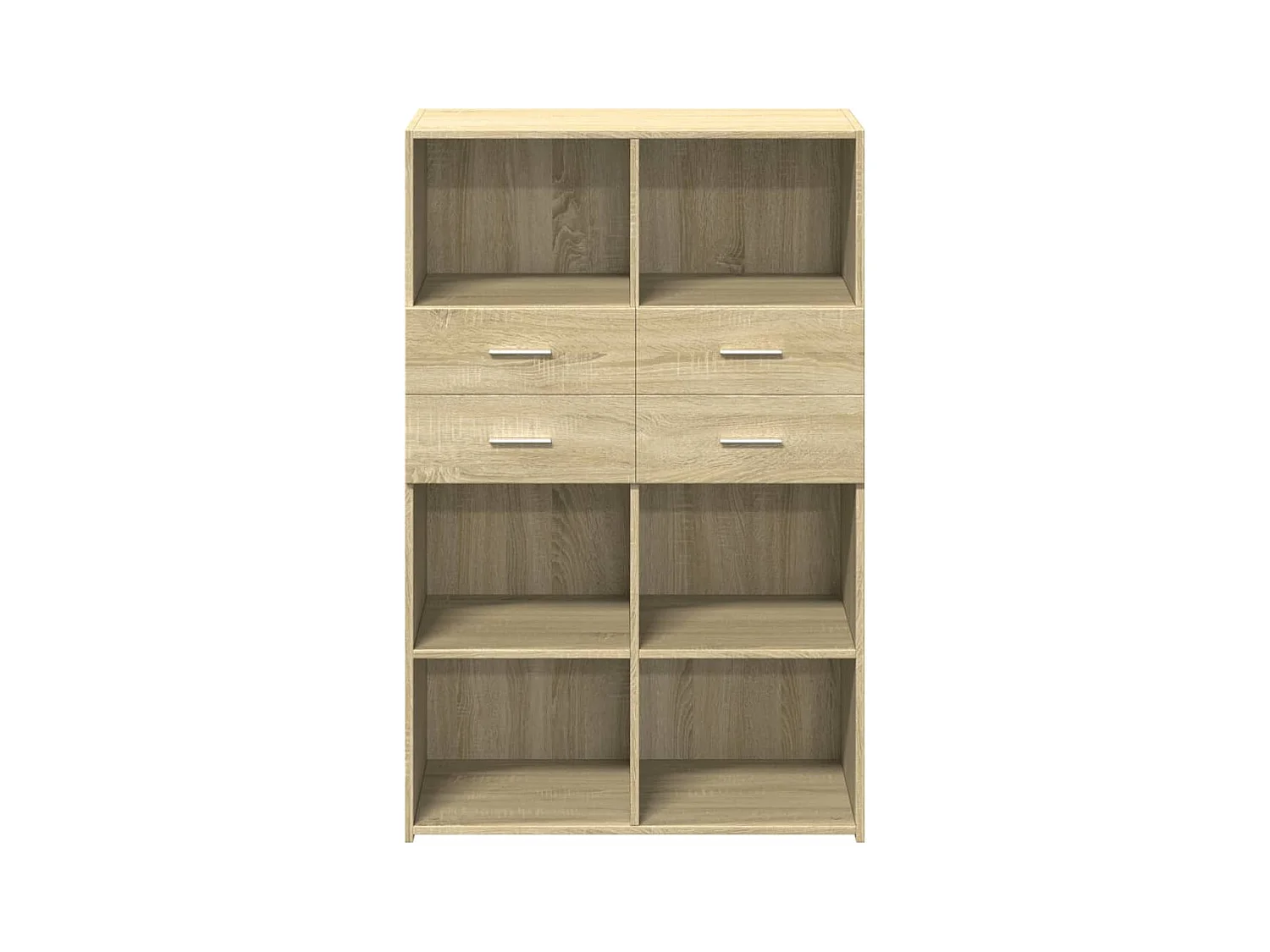Credenza alta in rovere Sonoma 80x42,5x124 cm in legno ingegnerizzato