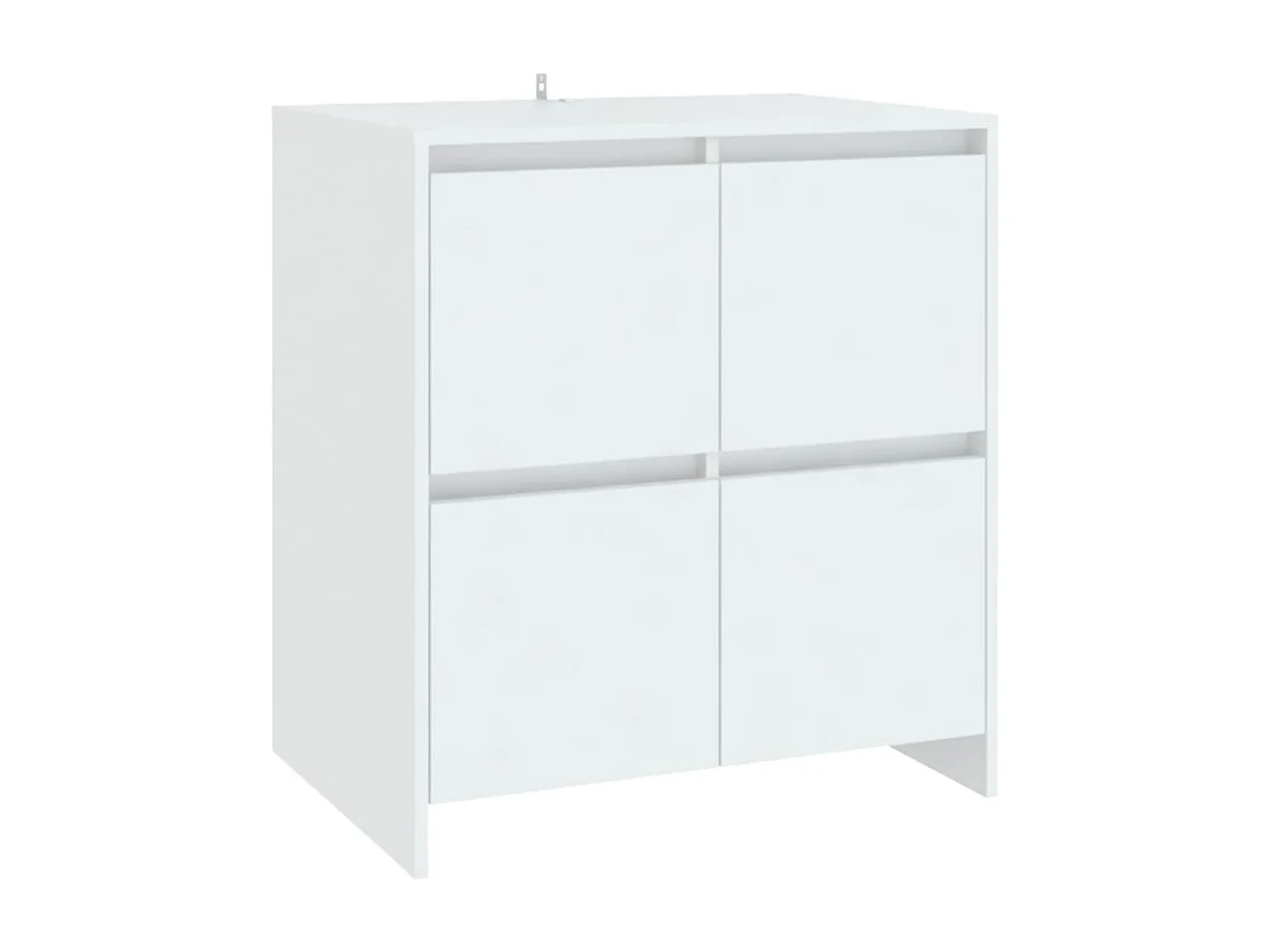 Buffet Blanc 70x41x75 cm Bois d'ingénierie