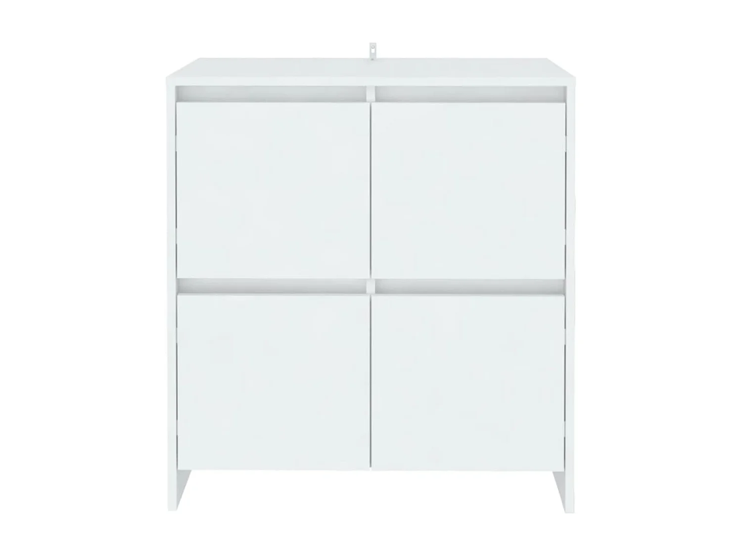 Buffet Blanc 70x41x75 cm Bois d'ingénierie