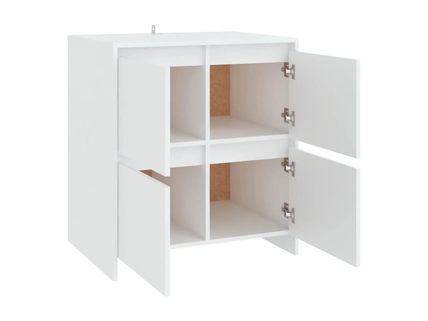 Buffet Blanc 70x41x75 cm Bois d'ingénierie